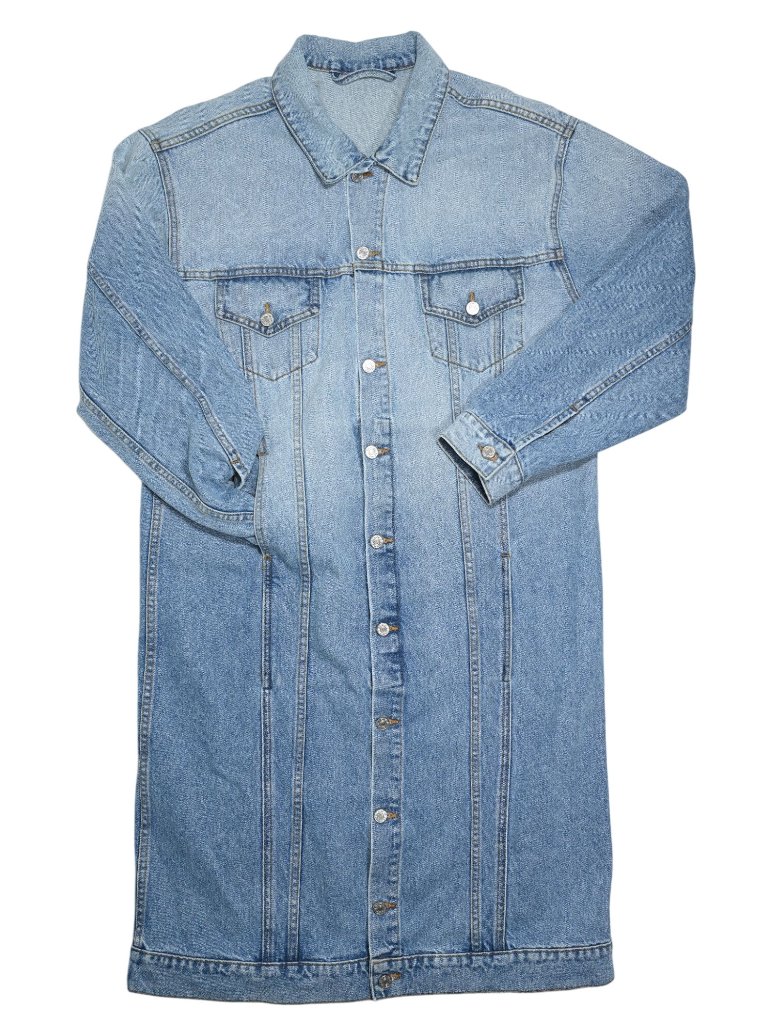 Eb Denim Webster Trench Jacket In Luca